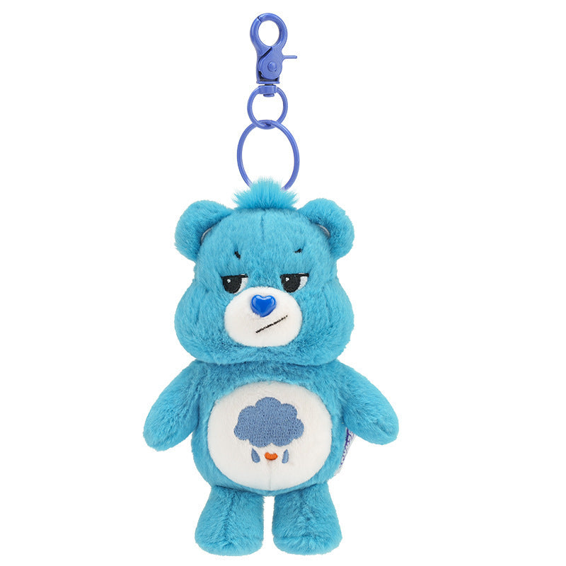 Love Bear Pendant Rainbow Bear Squeezing Keychain