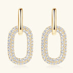 2.16 Carat Moissanite 925 Sterling Silver Earrings