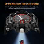 Outdoor sports smartwatch ATTACK GT Bluetooth call compass flashlight music