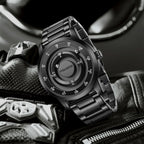 LIGE Fashionable Roman Numeral Men's Multi-Function Quartz Watch with Leather Strap and Water Resistance