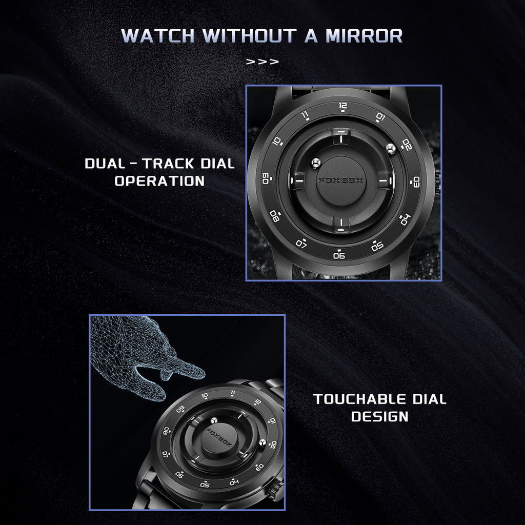 LIGE Fashionable Roman Numeral Men's Multi-Function Quartz Watch with Leather Strap and Water Resistance