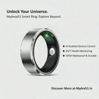 2025 New! Xiaomi Smart Ring for Men & Women. Tracks Heart Rate, Blood Oxygen, Sleep. 5ATM Waterproof Fitness Tracker